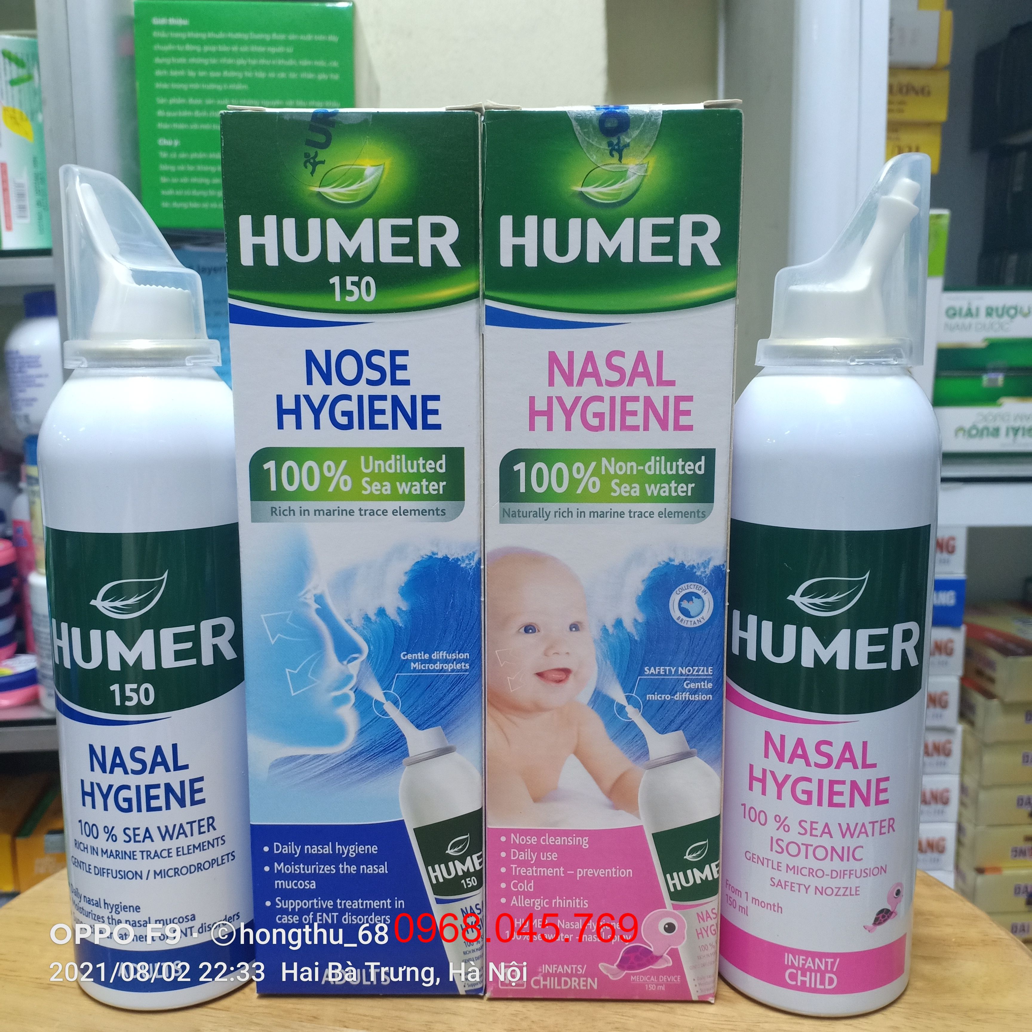 Humer dung dịch vệ sinh mũi - Lọ 150ml