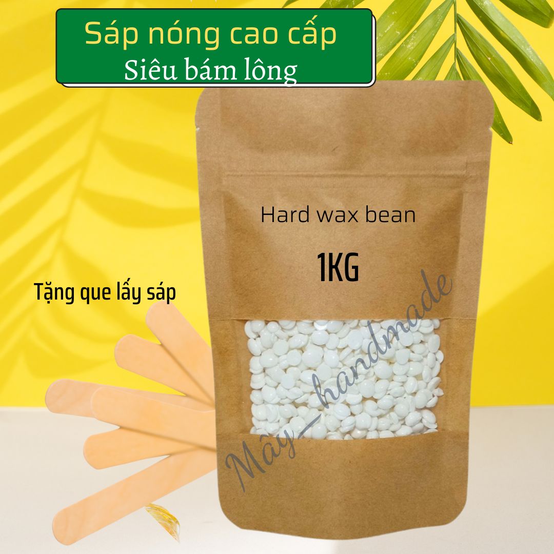 1kg sáp wax lông nóng cao cấp siêu bám lông sáp wax dừa sáp hạt vụn sáp nhuyễn dùng cho mọi loại da