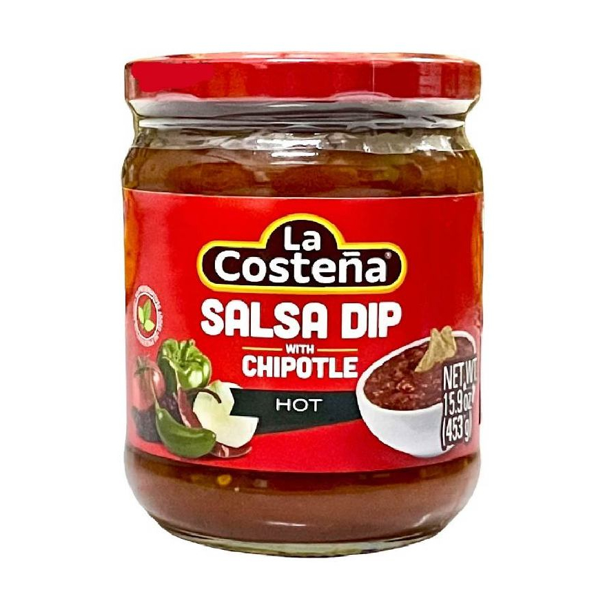 🍅   La Costeña Spicy Tomato Salsa Sauce Hot Salsa Dip 453g, Mexican Standard Flavor 🍅