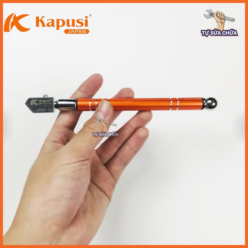Dao cắt kính Kapusi Nhật Bản cao cấp loại xịn sắc bén chuyên cắt kính dày 10-20mm, cắt kính cực ngọt, hàng chuẩn chính hãng