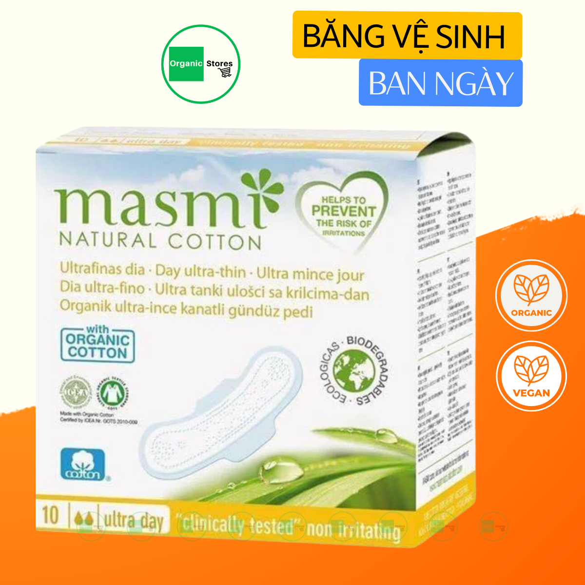 Băng vệ sinh ban ngày hữu cơ - Masmi
