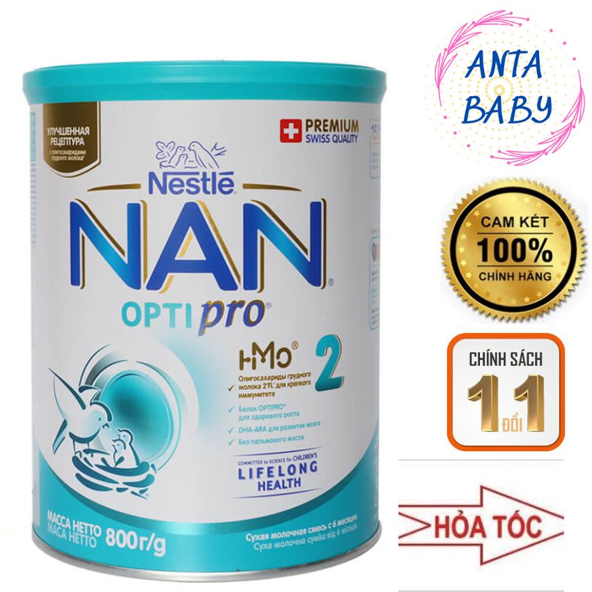 Sữa Nan Nga Optipro HMO số 1 2 3 4 Date 10-2024.