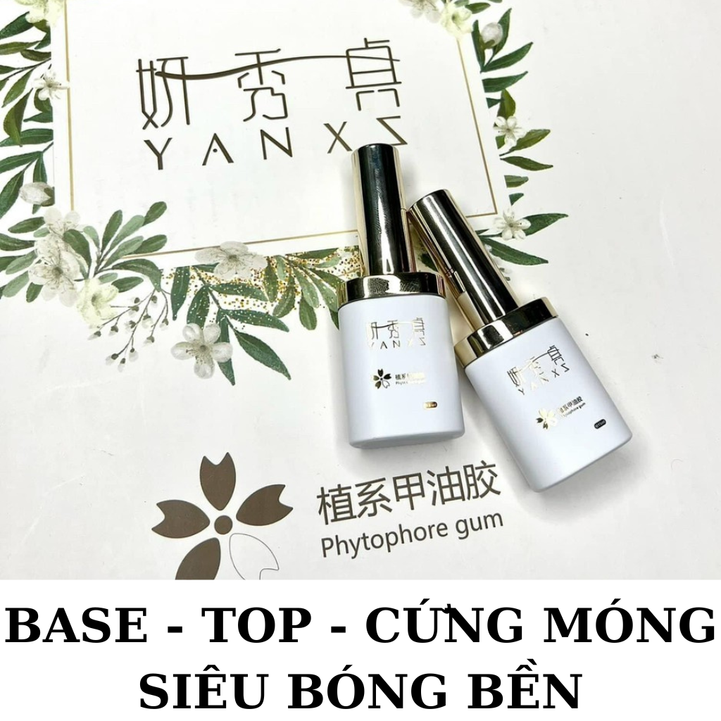 Base top siêu bóng bền , Sơn gel base top cứng móng chính hãng có độ bền cao