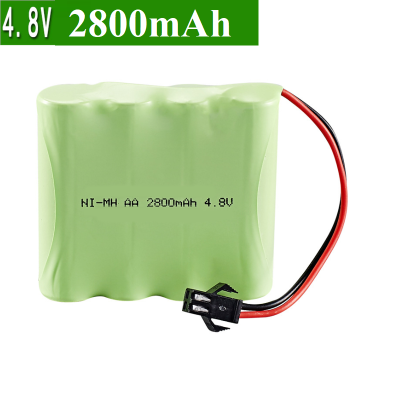 Pin 4.8v 2800mAh dùng cho xe mô hình đồ chơi điều khiển cổng nối SM