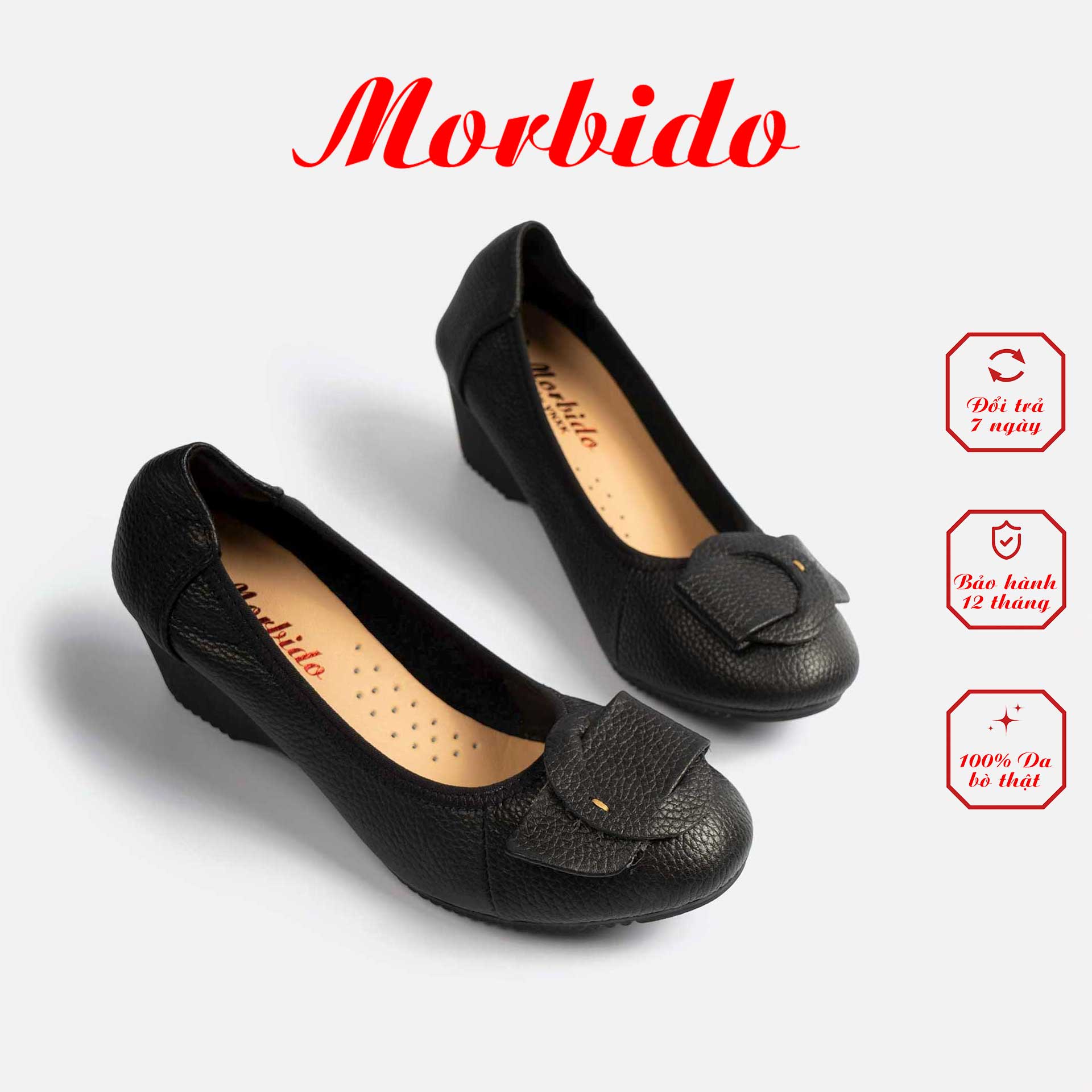 Giày Búp Bê Đế Xuồng MORBIDO M412 👠GIÁ XƯỞNG👠 Da Bò Thật👠 SIÊU MỀM VÀ ÊM CHÂN👠