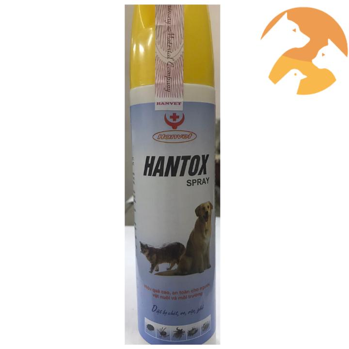 Hantox-Spray Diệt bọ chét, ve, rận, ghẻ
