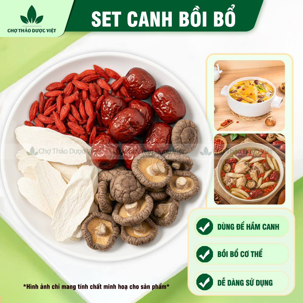 Set hầm canh bồi bổ, hầm canh, sườn tiện lợi, combo tiện lợi, dễ nấu cho gia đình