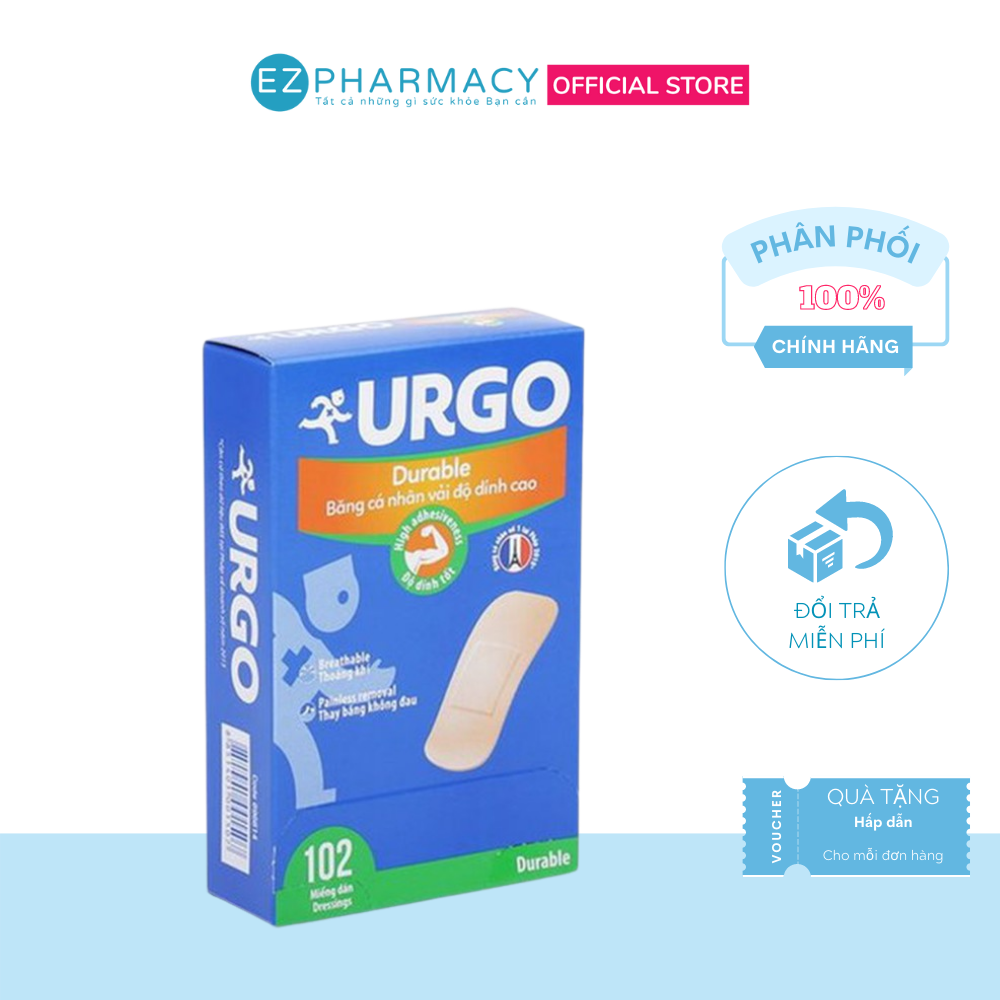 Băng Dán Vết Thương Cá Nhân Urgo Durable