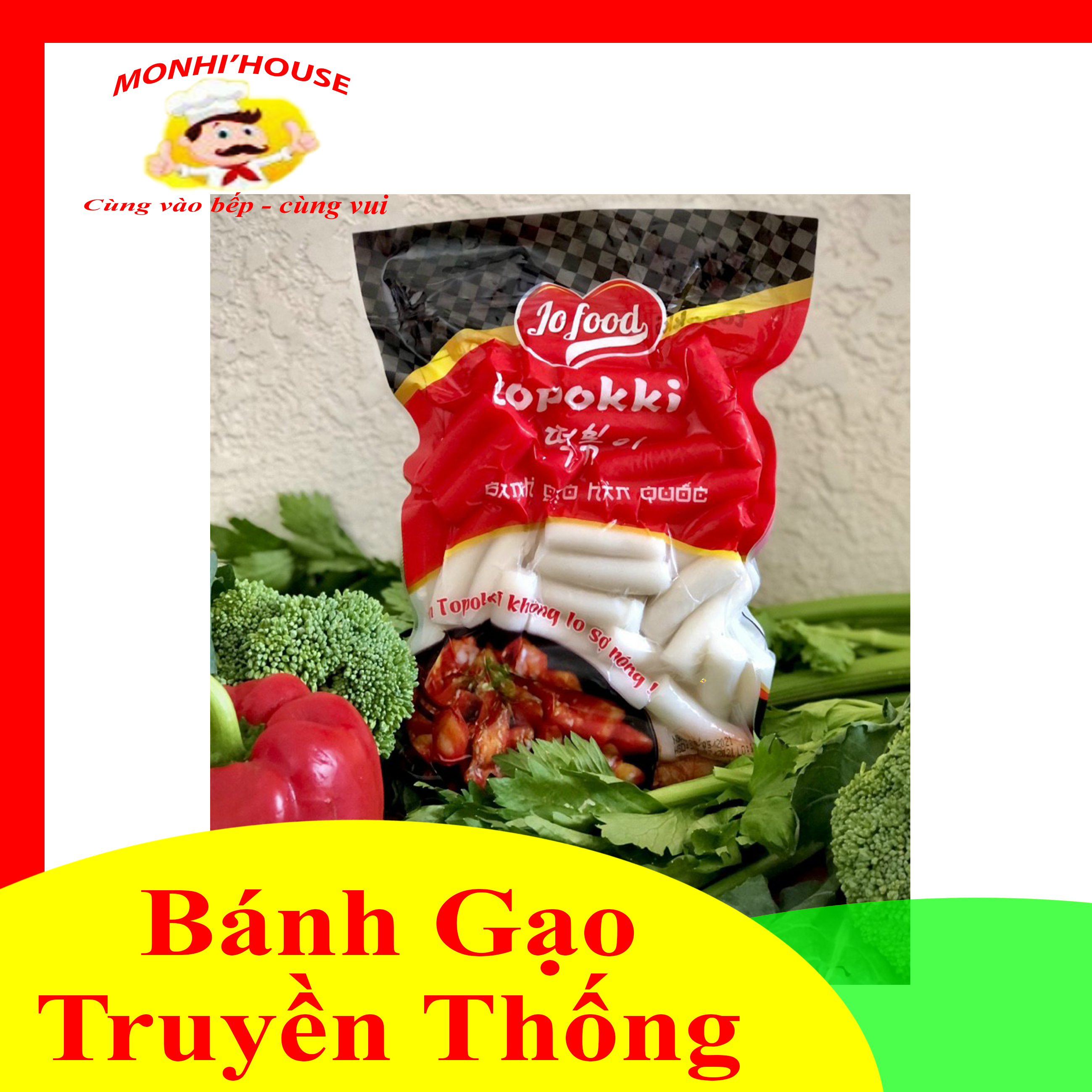 500g bánh gạo truyền thống Jofood