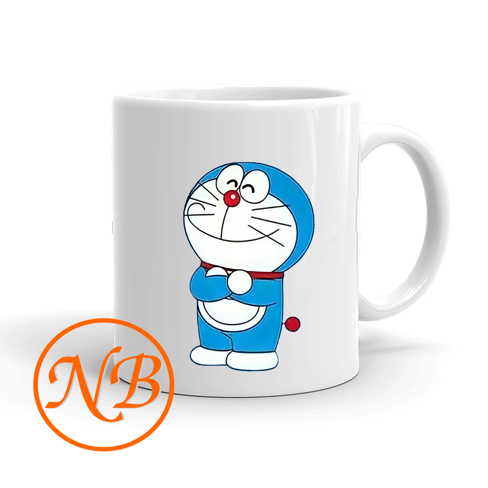 Cốc sứ in hình theo Doraemon