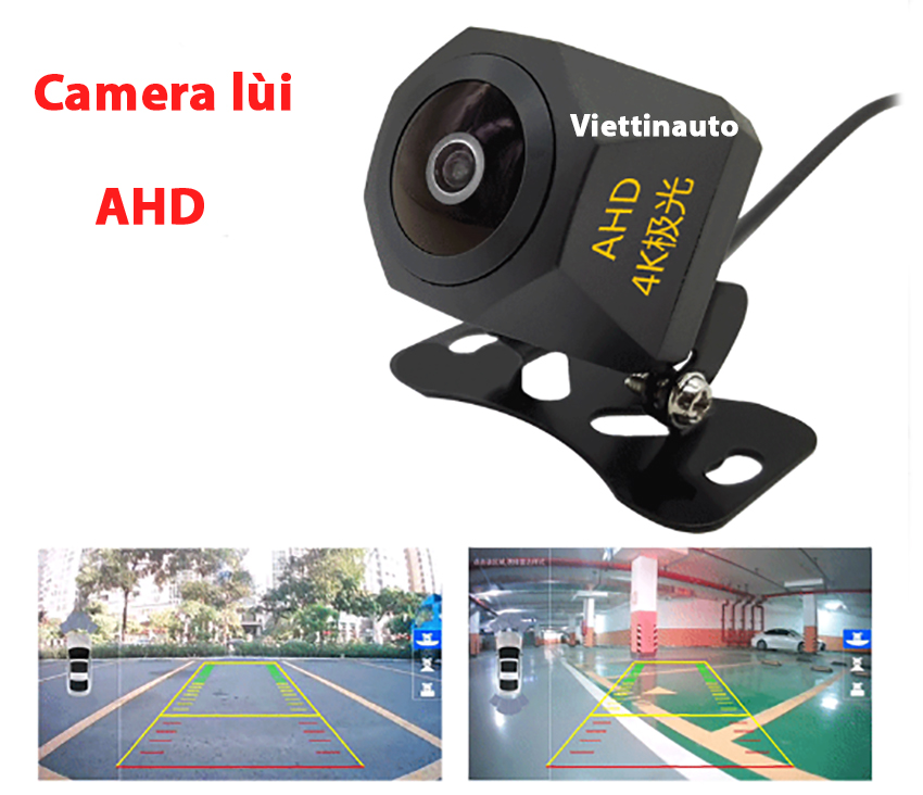 Camera lùi AHD, Cam de AHD cho xe hơi, camera lùi giá rẻ AHD-4K