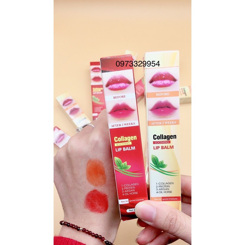 Dưỡng kích màu Mỹ Colagen sẵn hai màu đỏ ,cam