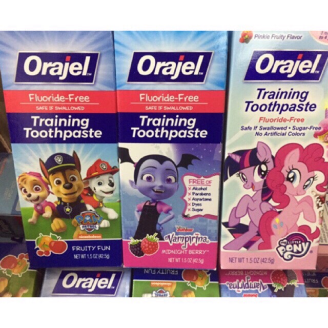 Kem Đánh Răng Orajel Training Tôthpaste