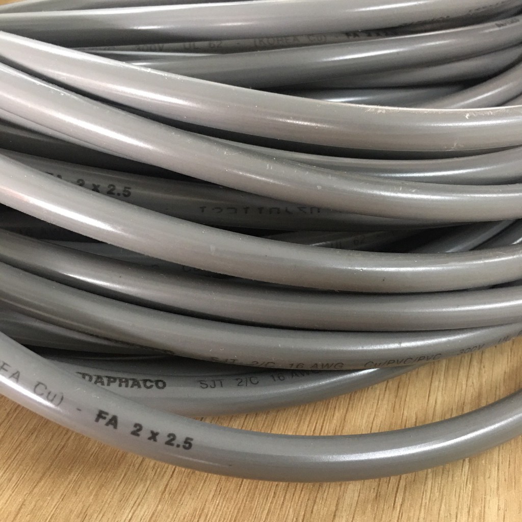 Dây cáp điện đôi Dafaco có vỏ bọc