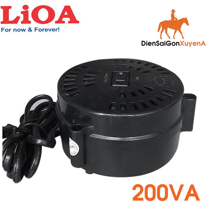 Biến áp lioa 200va đổi nguồn 220v ra 100v-120v