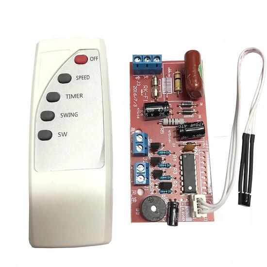 BỘ Mạch điều khiển từ xa cho quạt cây, quạt bàn, quạt tường, quạt đảo trần, quạt hơi nước (Tiếng Anh)