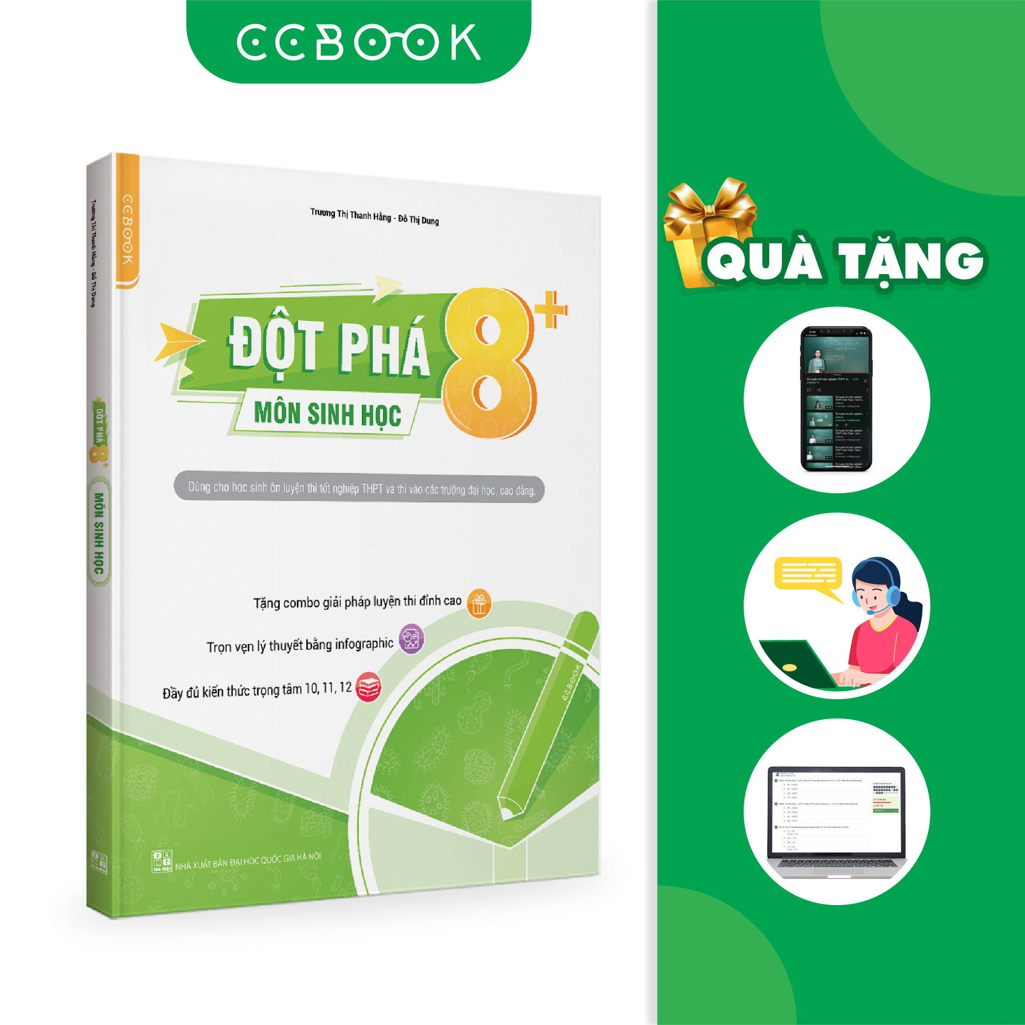 Đột phá 8+ môn Sinh học (Phiên bản mới) - Chính hãng CCbook
