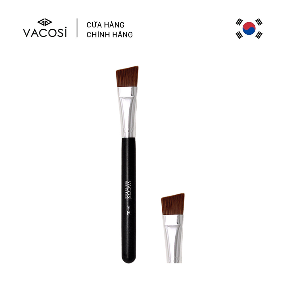 [HCM] Vacosi Cọ Nền Dẹp Đầu Xéo Angled Foundation Brush F05
