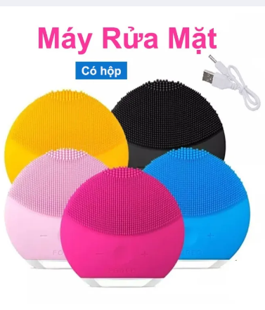 Máy Rửa Mặt Làm Sạch Rung Tần Số Cao, Đầu Silicon Mềm Mại, Làm Sạch Hiệu Quả Lớp Biểu Bì Trên Khuôn Mặt, Thu Nhỏ Lỗ Chân Lông, Giúp Da Sáng Bóng