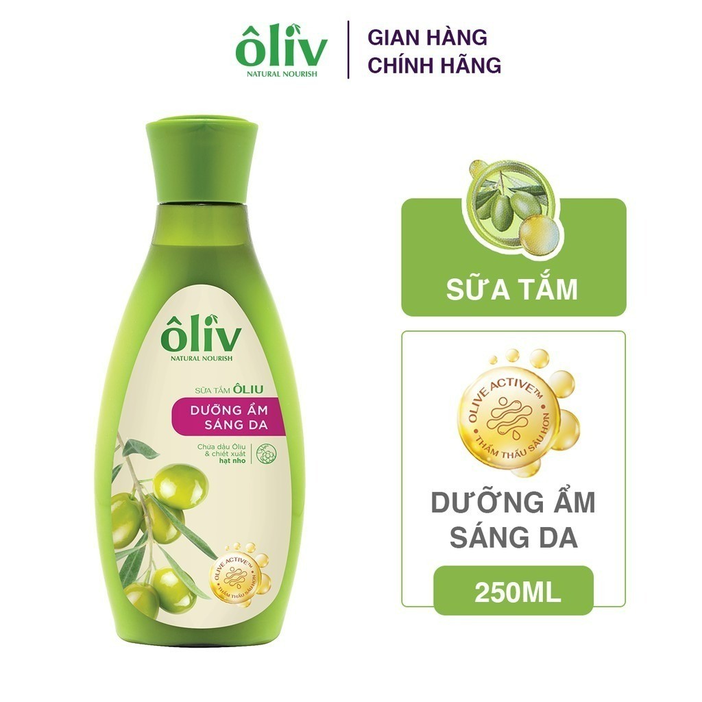 Sữa tắm ôliv sáng da 250ml