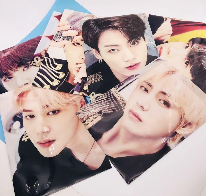 [HCM]Bìa đựng giấy kiểm tra A4 BTS Speak Yourself Japan thành viên