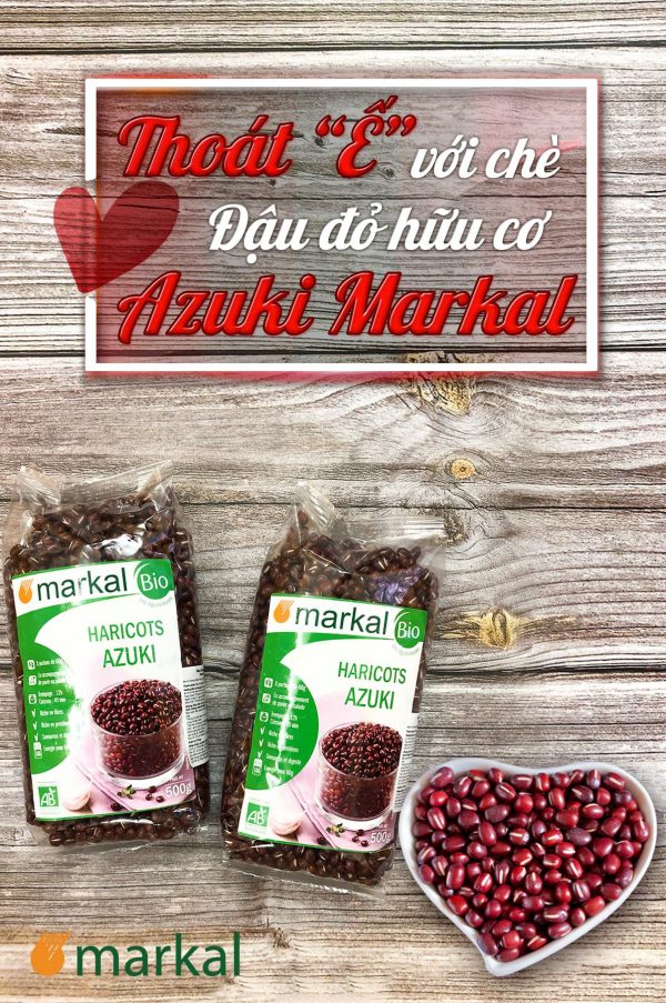Đậu đỏ azuki hữu cơ - 500gr