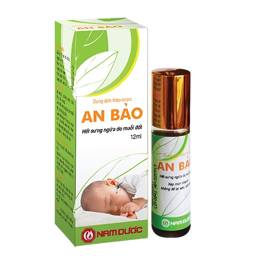 An Bảo thảo dược giảm sưng, ngứa do muỗi, côn trùng đốt trẻ em 12ml