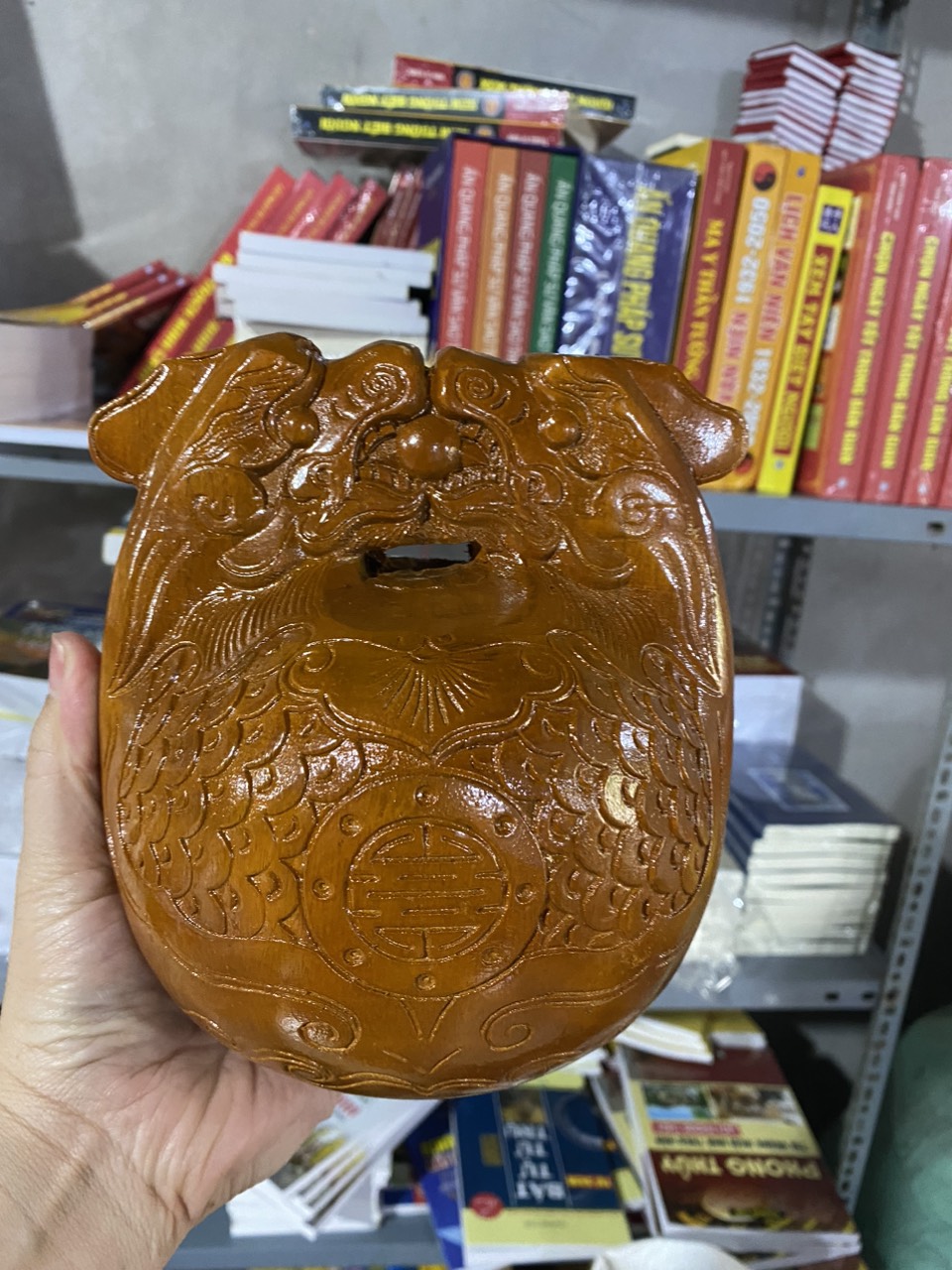 Mõ gỗ mít rồng - pháp khí phật giáo - mõ đặc biệt