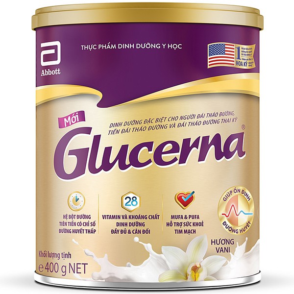 Sữa bột Glucerna cho người tiểu đường 400g