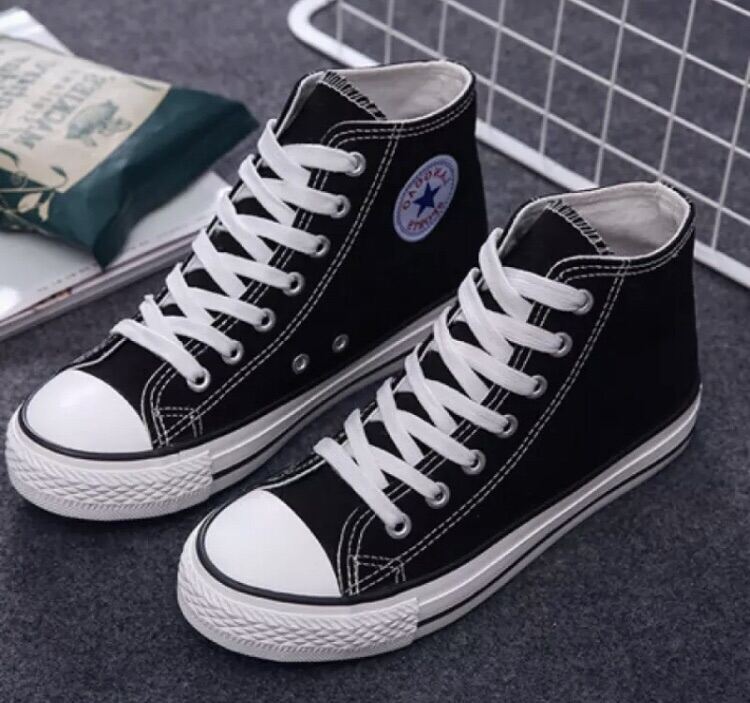 [XẢ KHO] GIÀY CONVERSE CAO CỔ ĐEN TRẮNG  ,XANH NAVY NAM+ NỮ