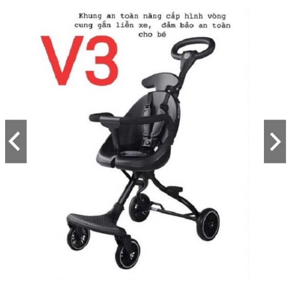 Xe đẩy đi bộ cao cấp tay đẩy 2 chiều Baobaohao V1 V3