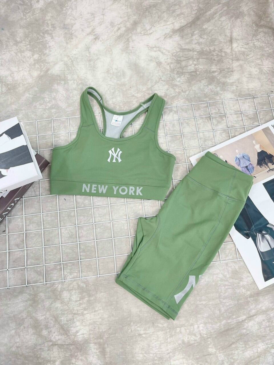 Bộ tập gym, yoga, chạy m/lb ny full tag cho chị em