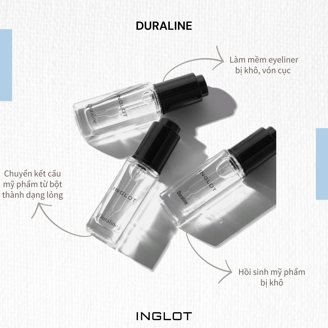 Dung dịch pha kem nền/ màu mắt/ gel eyeline Duraline INGLOT
