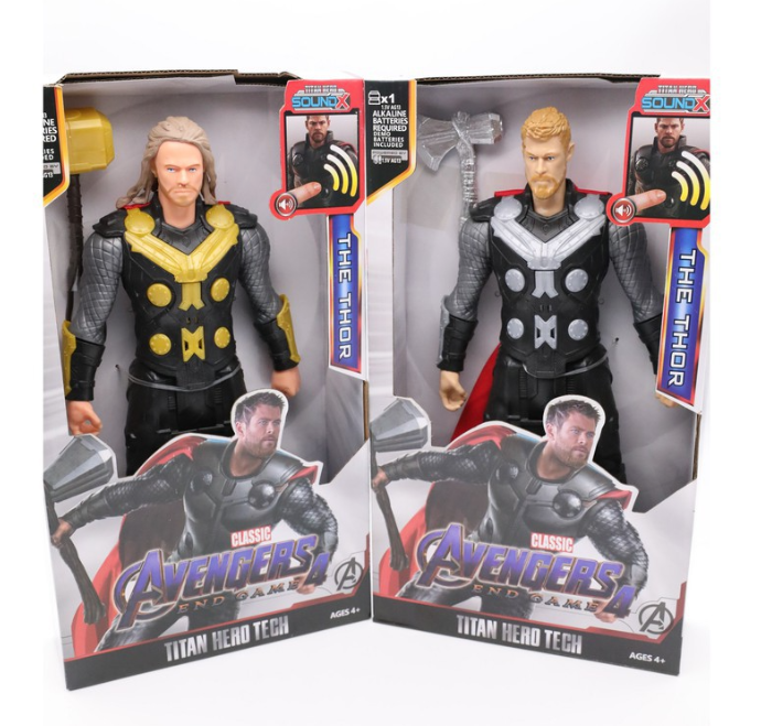 Biệt đội siêu anh hùng mô hình thor thần sấm sét marvel end game cao 30cm