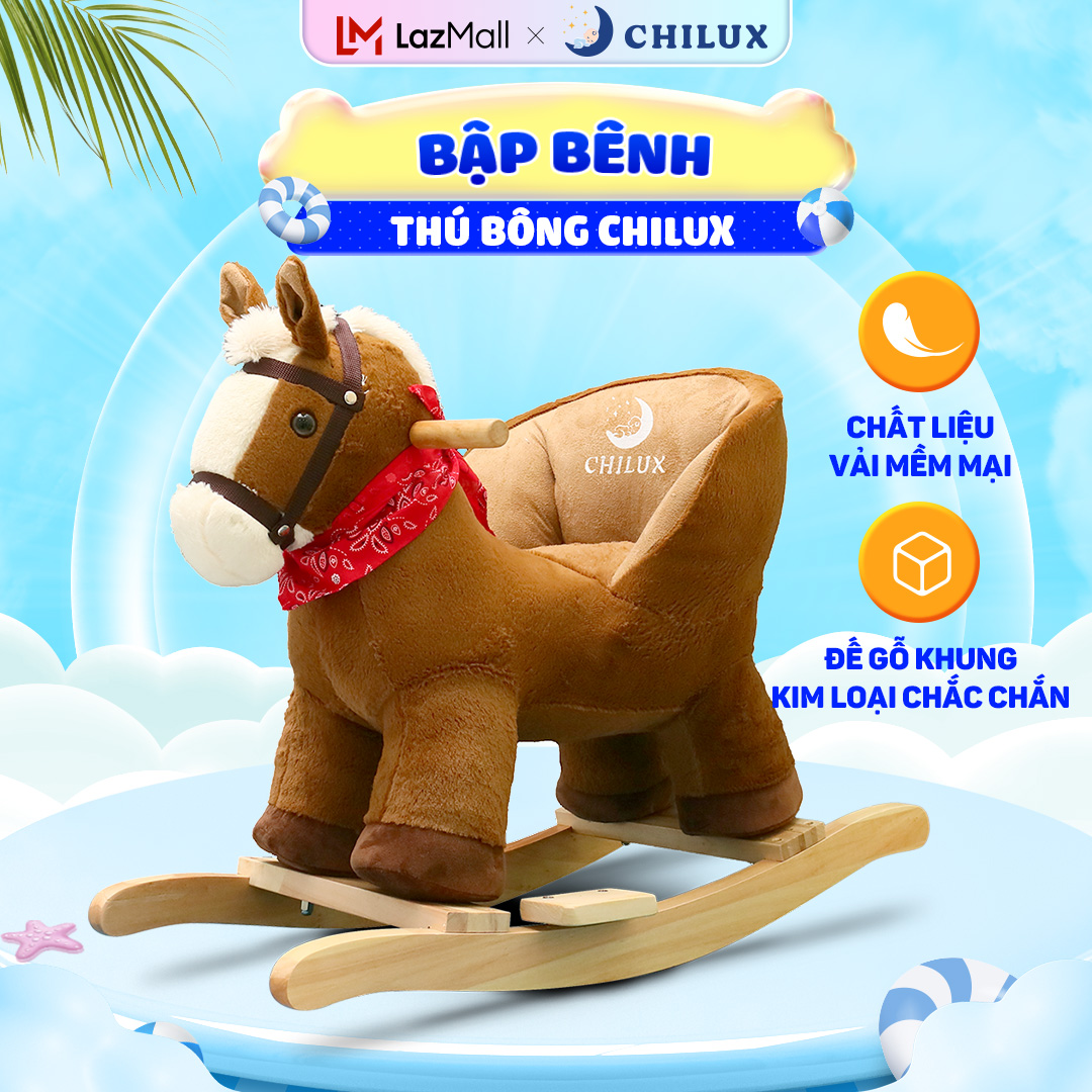  Bập bênh thú cho bé CHILUX - Cùng bé vui chơi khám phá và phát triển toàn diện giác quan 