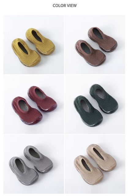 Giày bún siêu mềm, giày tập đi cho bé hãng Nemo Baby cao cấp/đỏ,xanh lá,vàng,nâu,be sáng, ghi đậm