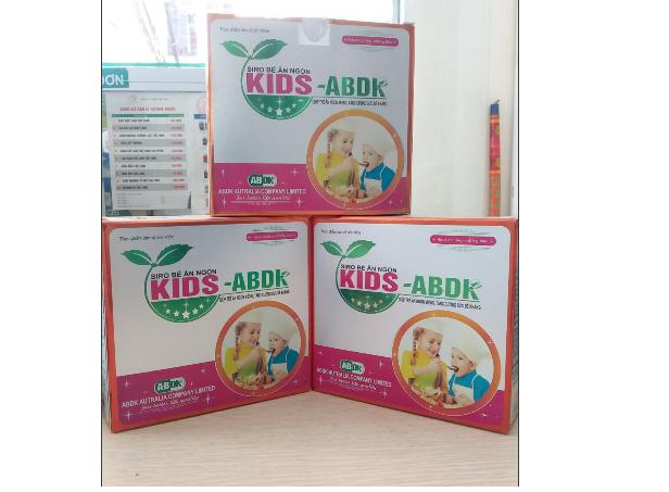 Siro bé ăn ngon KIDS- ABDK giúp tẻ ăn ngon niệng tăng sức đề kháng