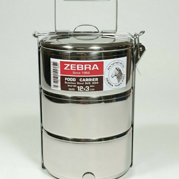 Camen zebra 12cm x 3 ngăn -150123 inox 304 thái lan
