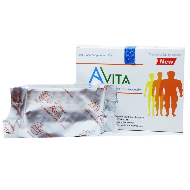 Viên hỗ trợ tăng cân an toàn hiệu quả AVITA Dược Hà Tây hộp 60 viên