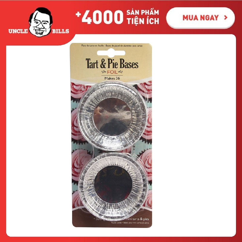 Bộ khuôn giấy bạc mỏng làm bánh ubl kc0105 36 cái