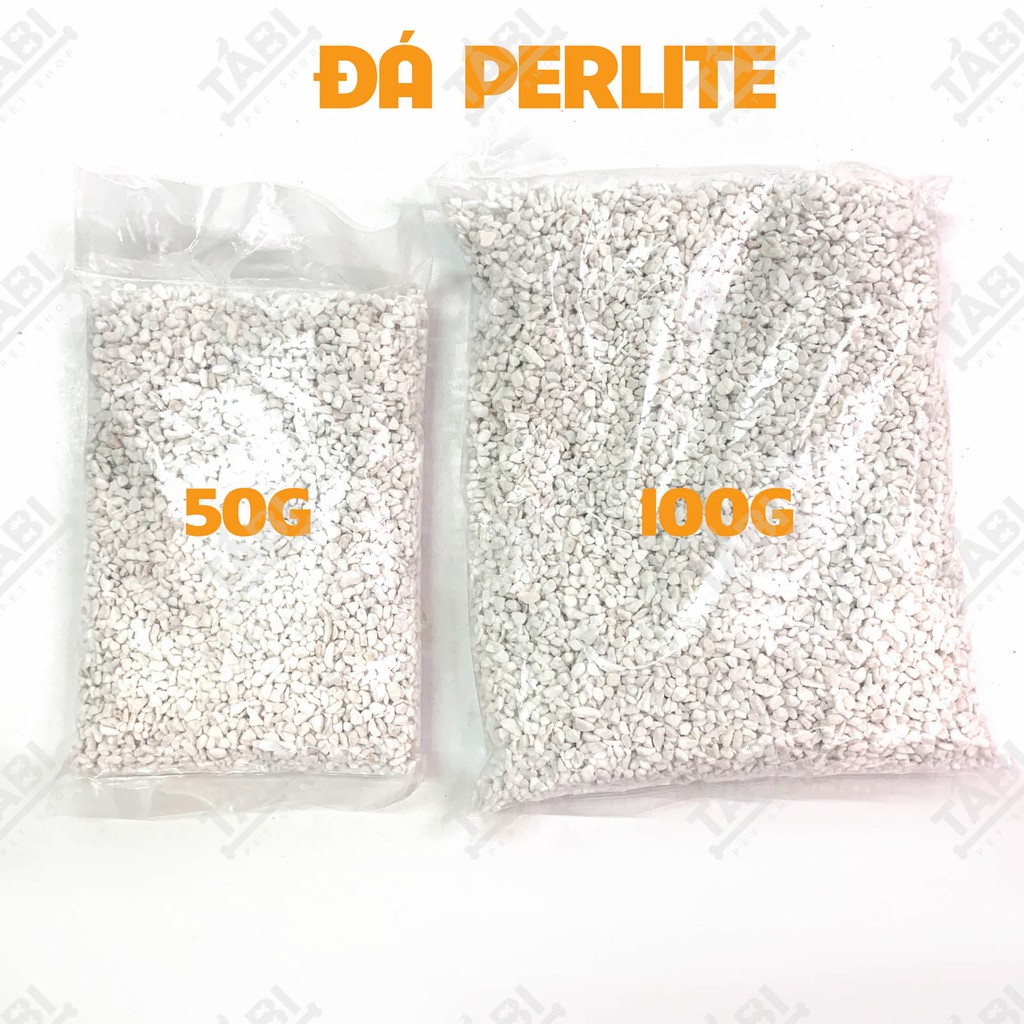 100g đá perlite trồng cây sen đá, xương rồng - đá trân châu giúp tơi xốp đất.