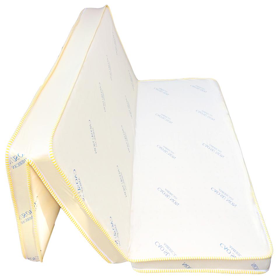 (FREE SHIP HCM ) Nệm Cao Su American Gấp 3 1m4x2mx10cm Thoáng Mát Độ Bền Cao