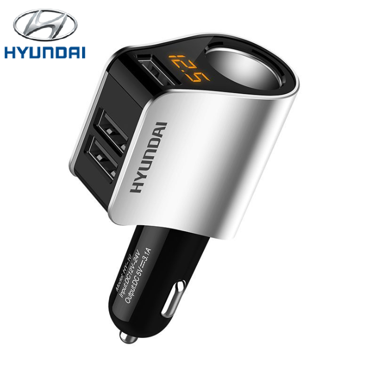 Tẩu sạc trên ô tô, xe hơi cao cấp Huyndai HY-10