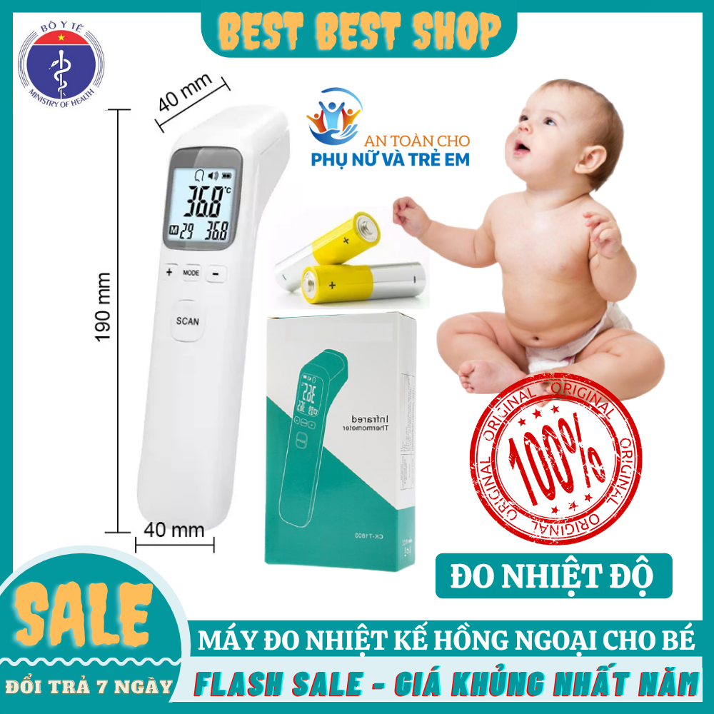 [HÀNG CHUẨN] Nhiệt Kế Điện Tử Hồng Ngoại Đa Năng Đo Trán Scan, Nhiệt Kế Điện Tử Đo Nhiệt Độ, Thân Nhiệt, Nhiệt Kế Cho Bé - Đo Nhanh, Chính Xác