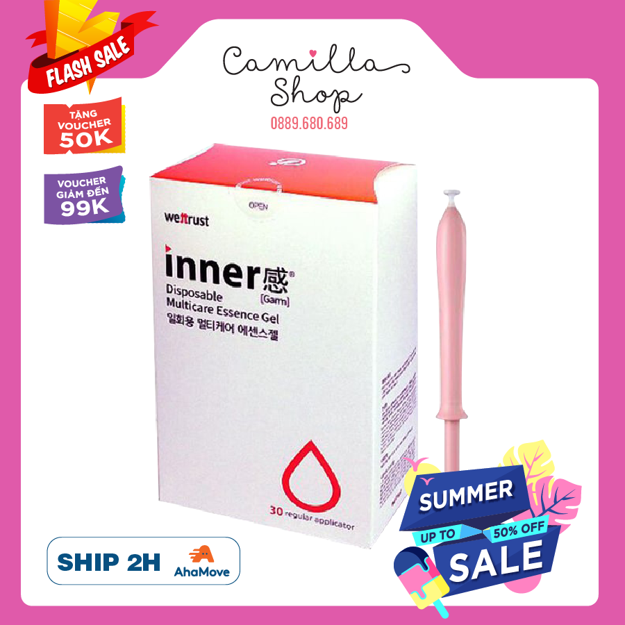 Gel Inner vệ sinh phụ nữ dưỡng ẩm và làm sạch