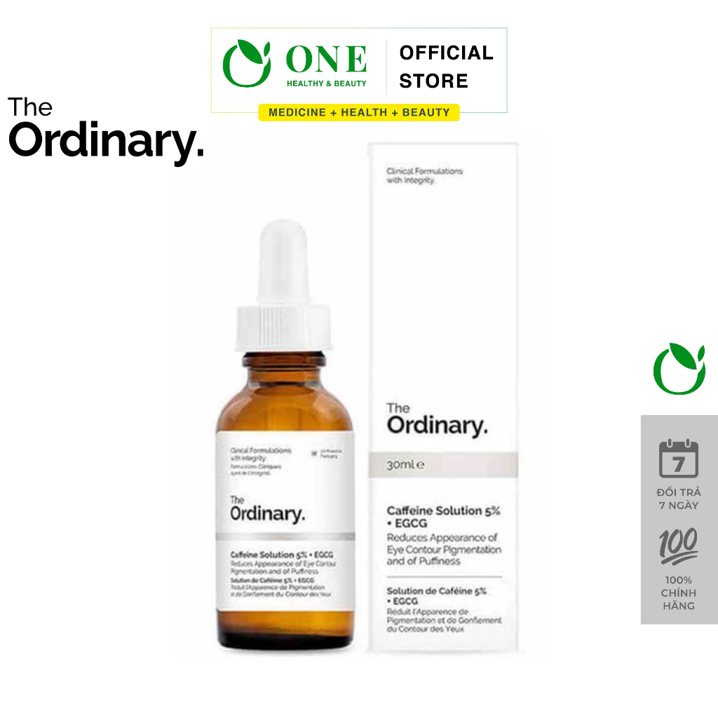 The Ordinary Chính Hãng - Serum giảm quầng thâm và bọng mắt The Ordinary Caffein Solution 5% + EGCG 30ml