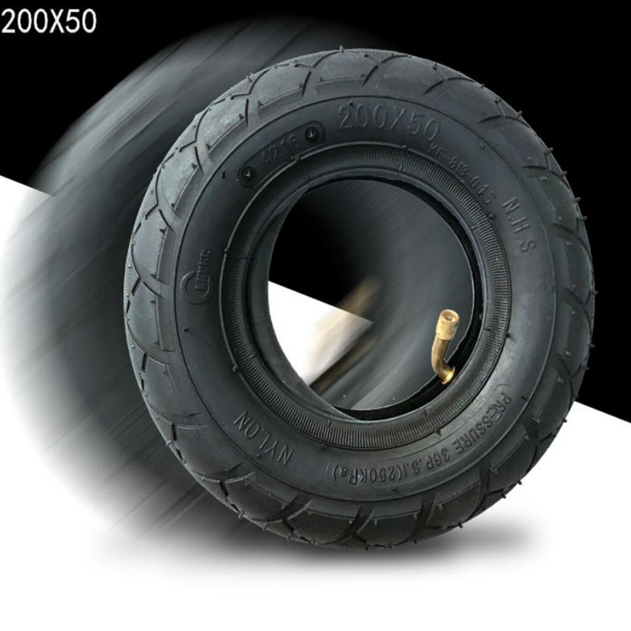 COMBO SĂM + LỐP BÁNH XE SCOOTER 8 INCH