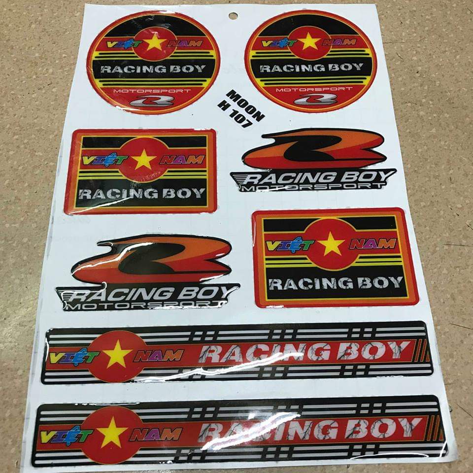 Tem việt nam racing boy 210x297 /1 tấm