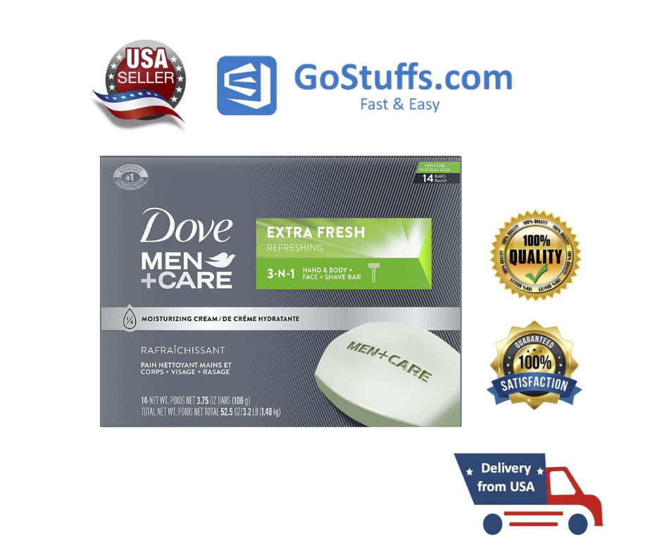 Xà bông cục Dove Men +Care Extra Fresh Body and Face