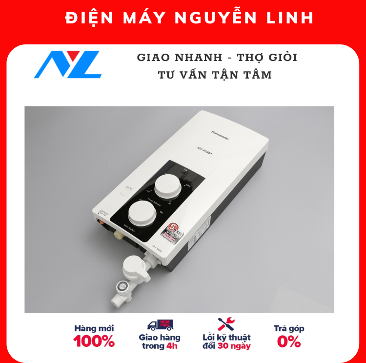 Dh-3rl2vh - freeship - máy nước nóng trực tiếp panasonic 3500w dh-3rl2vh